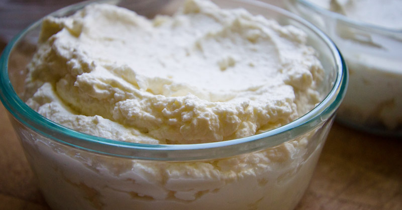 Homemade Cream Cheese with a Useful By-product
