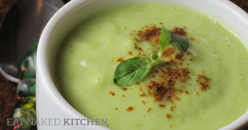 Easy Raw Cucumber Mint Soup