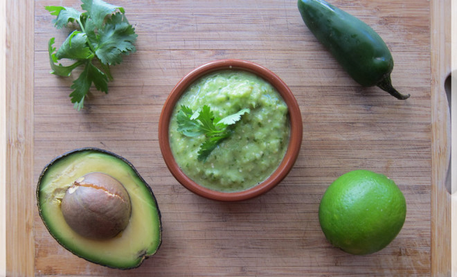 Raw Tomatillo Avocado Sauce [30 Days in the Raw, Day 20] - Eat Naked ...