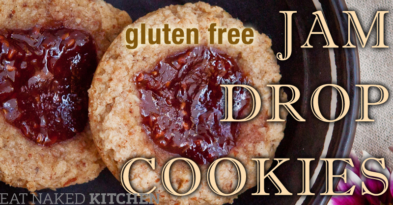 Gluten Free Jam Drop Cookies