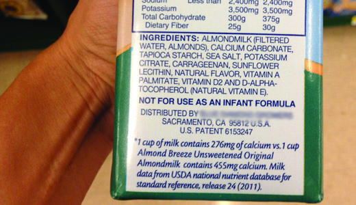 Almond Milk Ingredients - yikes!! | EatNakedNow.com