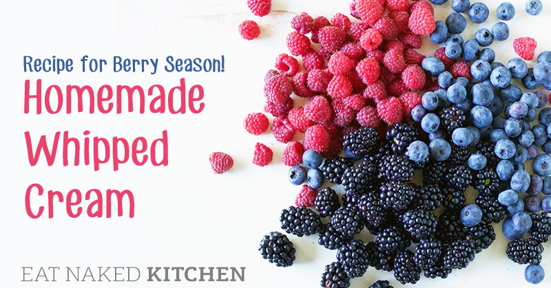 KiDs Can Cook Video: Recipe for berry season! Homemade Whipped Cream