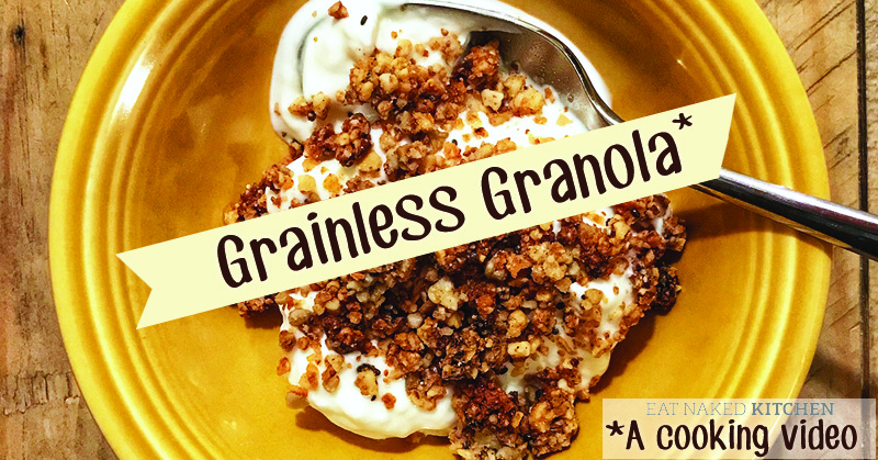 Grainless Granola: A KiDs Can Cook video!