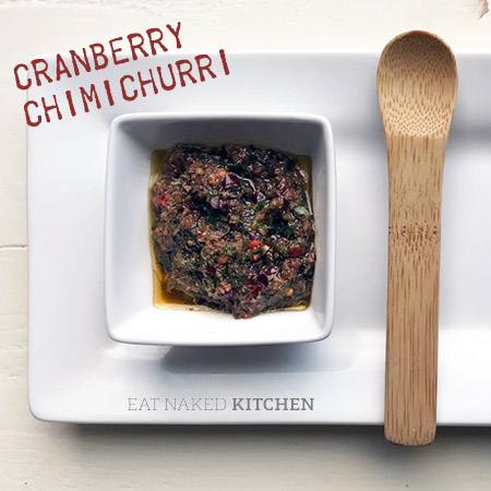 Cranberry Chimichurri Sauce
